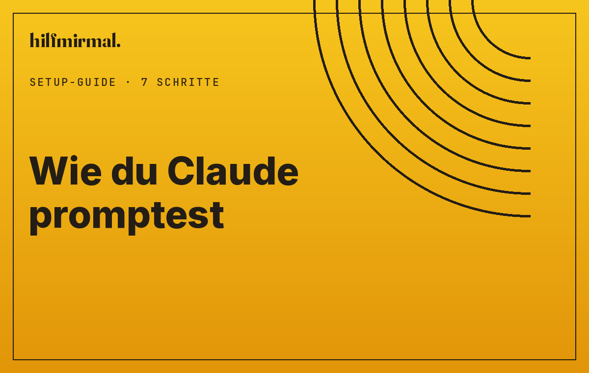 Wie du Claude promptest