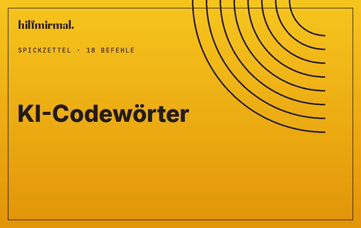 KI-Codewörter